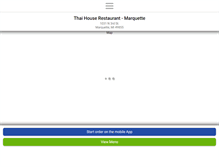 Tablet Screenshot of marquettethaihouse.com